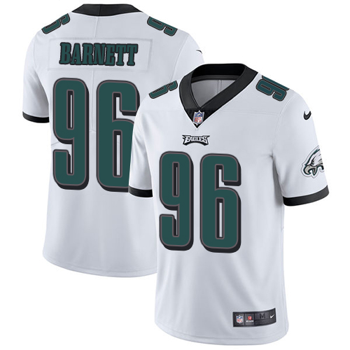 2019 Men Philadelphia Eagles 96 Derek Barnett white Nike Vapor Untouchable Limited NFL Jersey